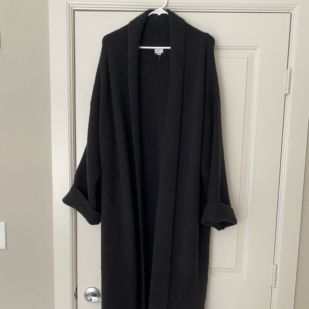 Target Long Black Cardigan